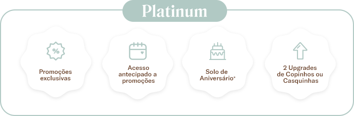 Clube Bacio - Nível Platinum