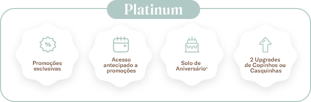 Clube Bacio - Nível Platinum