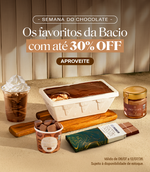 descontos em chocolate bacio di latte